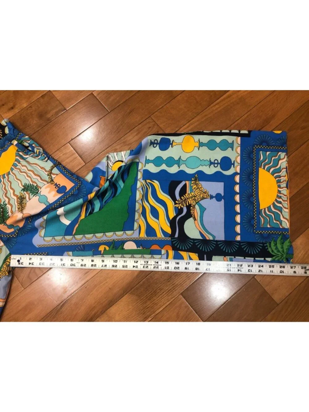 Maeve by Anthropologie Sunshine Wide Leg Colorful Pants Size 2 - Picture 9 of 12